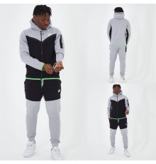 Костюм спортивний сіро-чорний Nike Tech fleece grey&black