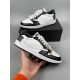 Чоловічі кросівки Nike Air Jordan 1 Low x Travis Scott black white