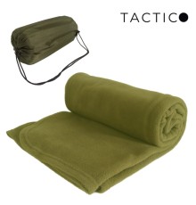 Флісовий плед у чохлі Tactico Scout 160*200 олива