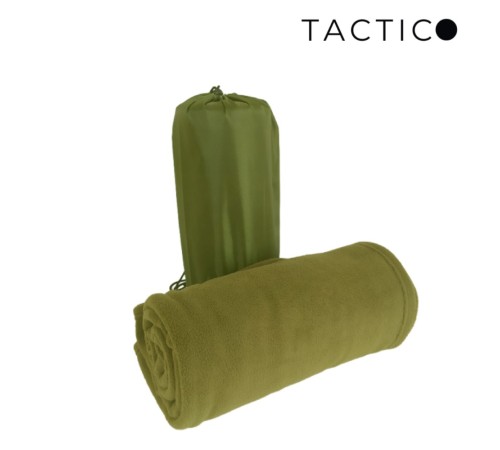 Флісовий плед у чохлі Tactico Scout 160*200 олива