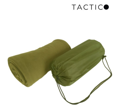 Флісовий плед у чохлі Tactico Scout 160*200 олива