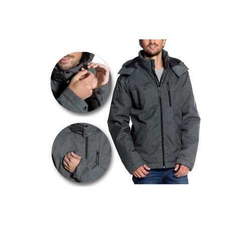 Куртка чоловіча демісезонна Gregster Men's Outdoor Jacket XL Grey (12528-001-XL)