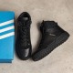 зимові черевики Adidas  Leather  чорні