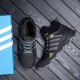 шкіряні зимові ботинки Adidas чорні