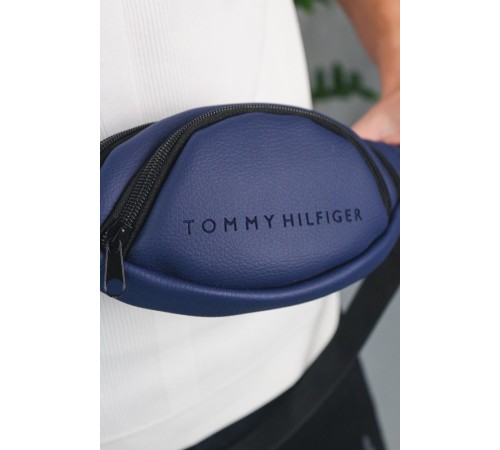 Бананка шкірозамінник синій Tommy Hilfiger (мал.)