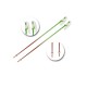 Палиці гірськолижні Komperdell Rebellution 2 Ski Poles 120 см (18 мм) Tone Green/Orange (1329201-48-120)