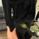 Штани  на флісі Stone Island Utility Track чоловічі чорні