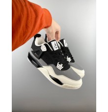 Чоловічі кросівки Nike Air Jordan 4 Retro Fleece black gray