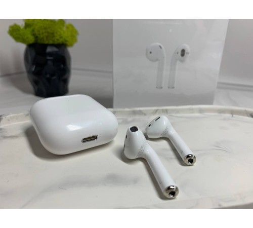 AirPods 2  (оригінальний мікрофон) білий