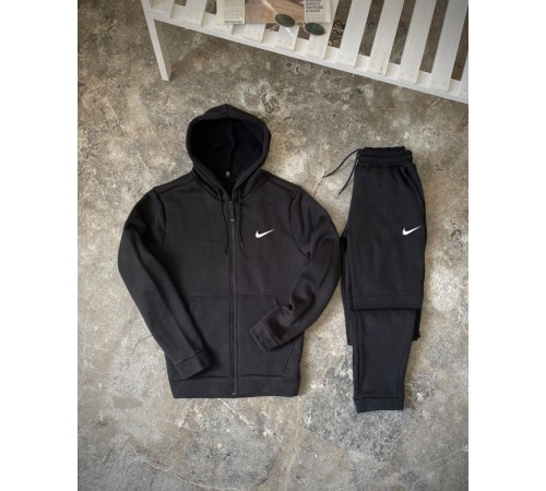 Комплект 3 в 1 куртка зимова + кофта на змійці + штани Nike RD266/RD015/RD277