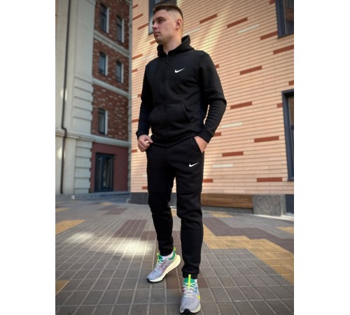 Комплект 3 в 1 куртка зимова + кофта на змійці + штани Nike RD266/RD015/RD277