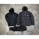 Комплект 3 в 1 куртка зимова + худі + штани TNF RD019/RD021/RD279