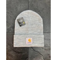 Шапка CARHARTT (лого нашивка) серая