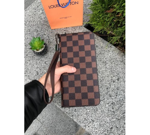 Універсальний клатч Louis Vuitton Brown, упакован в фирменном пакетике