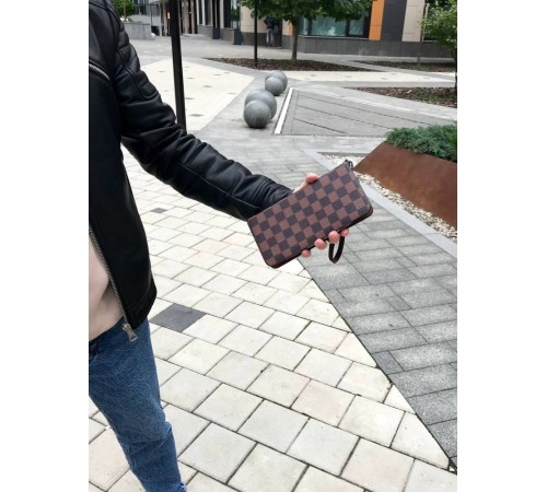 Універсальний клатч Louis Vuitton Brown, упакован в фирменном пакетике