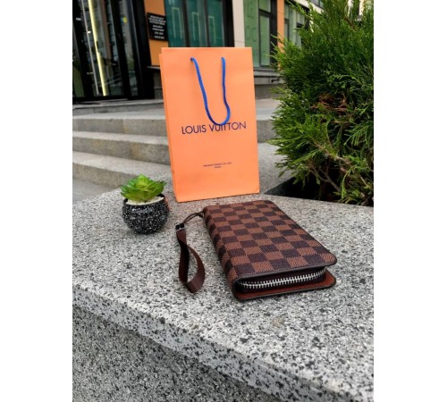 Універсальний клатч Louis Vuitton Brown, упакован в фирменном пакетике