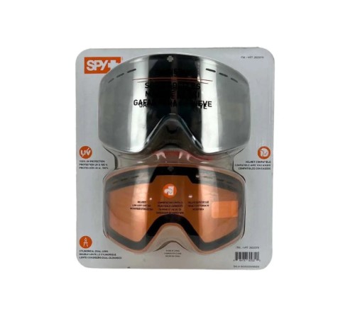 Маска гірськолижна з додатковою лінзою Spy+ Mainstay Snow Goggles Mask S3 + S1 Black (2622079)