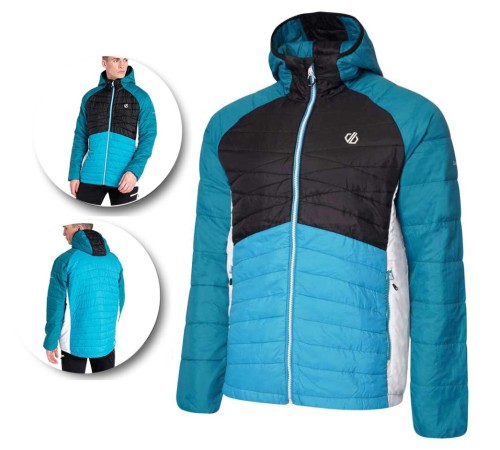 Куртка чоловіча демісезонна Dare 2B Mountaineer II Jacket Gulfstream/Black (DMN408-T5A-BL)