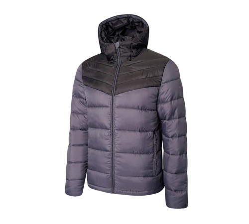 Куртка чоловіча зимова Dare 2B Hot Shot Hooded Baffled Jacket Ebony Grey/Black (DPN001-75N-BLK)