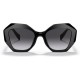 Сонцезахисні окуляри Prada PR 16WS 1AB5D1 Black Plastic Geometric Sunglasses Grey Gradient Lens