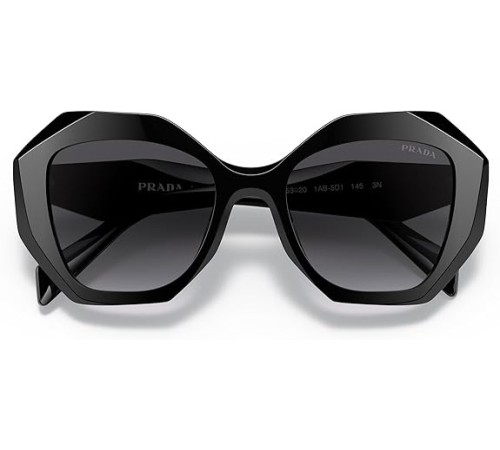 Сонцезахисні окуляри Prada PR 16WS 1AB5D1 Black Plastic Geometric Sunglasses Grey Gradient Lens