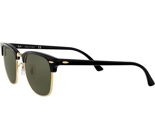 Сонцезахисні окуляри Ray-Ban RB3016 W0365 Clubmaster Square Sunglasses Black on Gold/G-15 Green 51mm