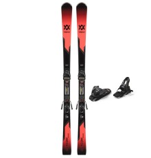 Лижі гірські з кріпленням Volkl Deacon Prime (130 cм) Marker FDT TP 10 80 mm Black/Red (6562U1MC)