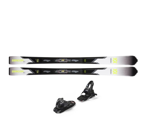 Лижі гірські з кріпленням Volkl Deacon 8.0 (130 cм) Marker FDT TP 10 80 mm Black/Grey (120367.130)