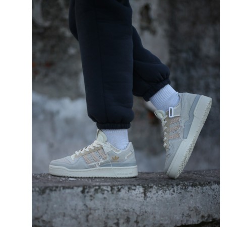 Жіночі кросівки Adidas Forum 84 Low “Off white” Grey Beige