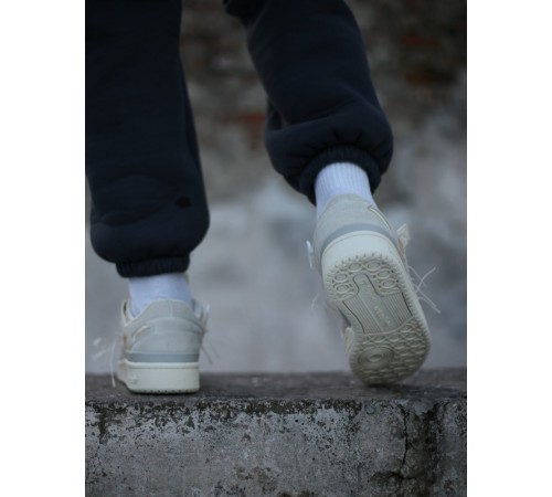 Жіночі кросівки Adidas Forum 84 Low “Off white” Grey Beige