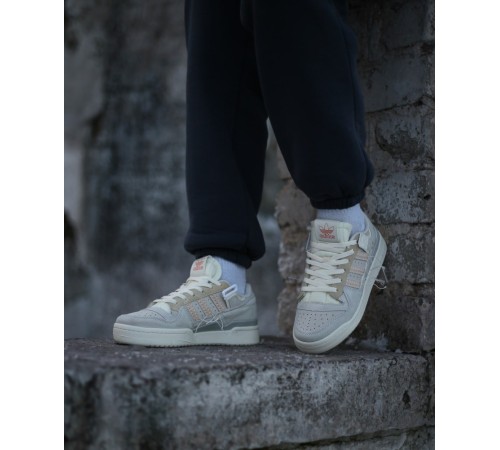 Жіночі кросівки Adidas Forum 84 Low “Off white” Grey Beige