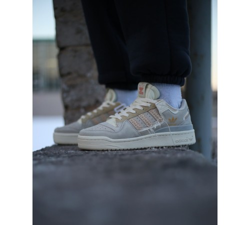 Жіночі кросівки Adidas Forum 84 Low “Off white” Grey Beige