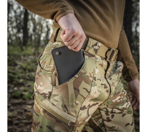 Штани M-Tac soft shell winter multicam