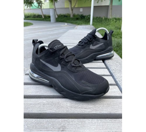 Кроссовки Nike Air Max 270 React (черные)