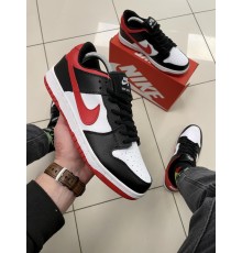 Кроссовки Nike SB Dunk low pro (червоний свуш)