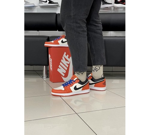 Кроссовки Nike Air Jordan 1 low (orange)