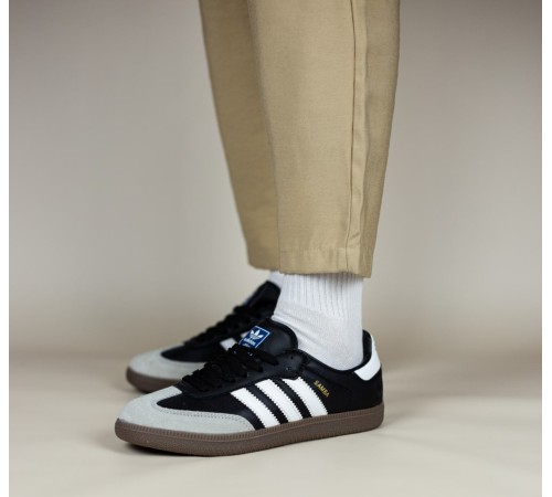 Жіночі кросівки Adidas Samba black white