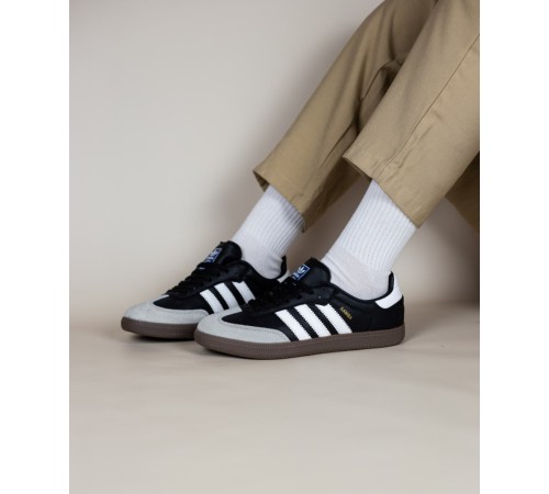 Жіночі кросівки Adidas Samba black white