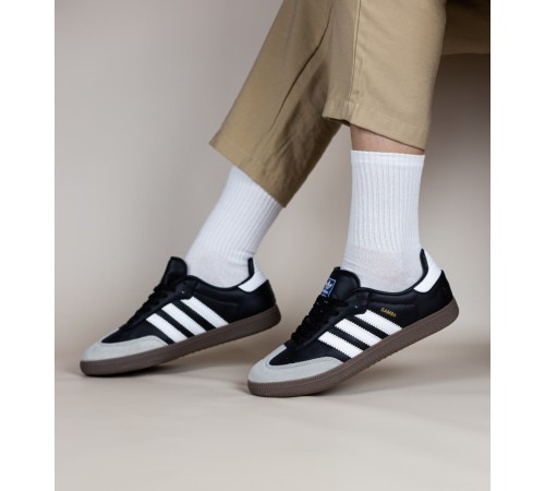 Жіночі кросівки Adidas Samba black white