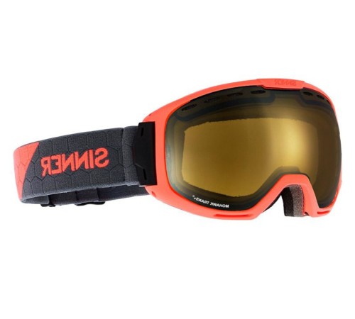 Маска гірськолижна Sinner Mohawk Cat.S2-S3 (Trans+) Matte Neon Orange (SIGO-167-62-PC1)