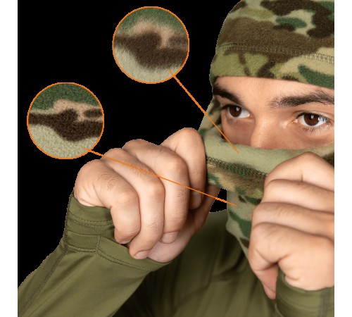 Балаклава CamoTec fleece multicam