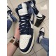 Кроссовки Nike Air Jordan 1 (blue / white) (ТОП качество)