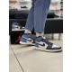 Кроссовки Nike Air Jordan 1 (blue / white) (ТОП качество)