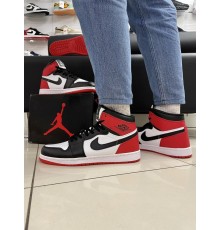 Кроссовки Nike Air Jordan 1 RED /white/black (ТОП качество)