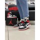 Кроссовки Nike Air Jordan 1 RED /white/black (ТОП качество)