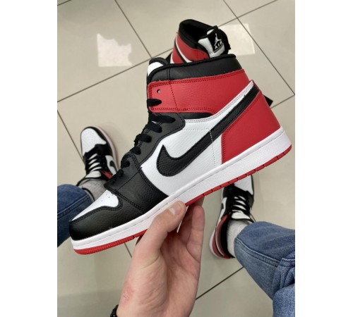 Кроссовки Nike Air Jordan 1 RED /white/black (ТОП качество)