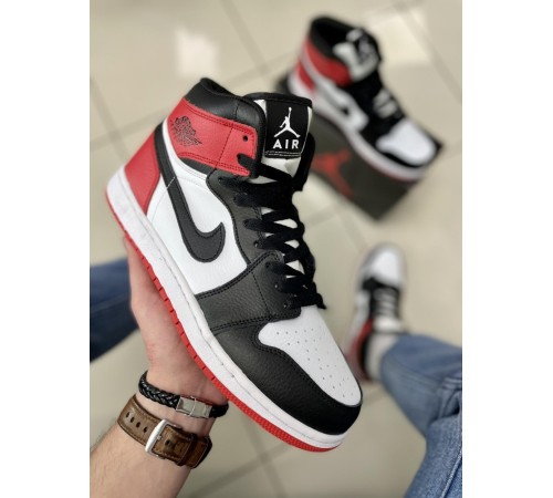 Кроссовки Nike Air Jordan 1 RED /white/black (ТОП качество)