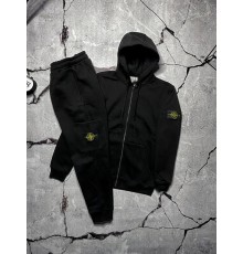 Спортивний костюм Stone Island зимовий чорний