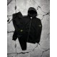 Спортивний костюм Stone Island зимовий чорний