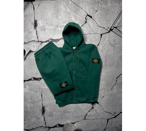 Спортивний костюм зелений зимовий Stone Island green